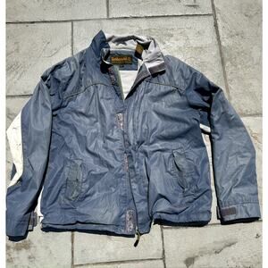 Thrashed Timberland Light Blue Vintage Weather gear - Heavily Used